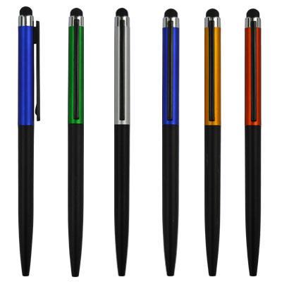 Plastic ballpen with touch 