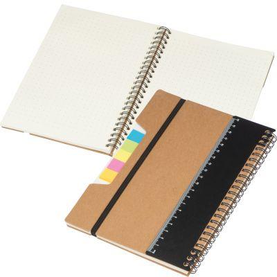 A5 Notebook with Ruler and sticky notes