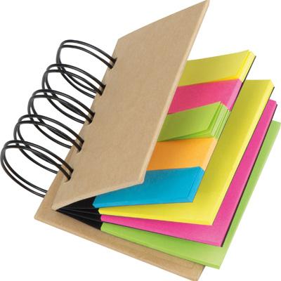NP-190 Small ring-binder with sticky notes