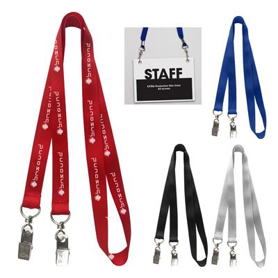 Double clip lanyard