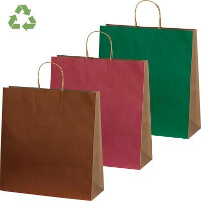 Big recycled paperbag with 2 handles