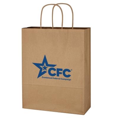 NP-136 KRAFT PAPER BROWN SHOPPING BAG 