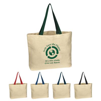 NP-126 NATURAL COTTON CANVAS TOTE BAG