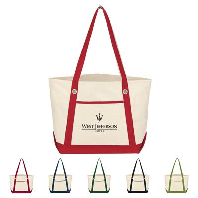 NP-122 MEDIUM COTTON CANVAS SAILING TOTE BAG