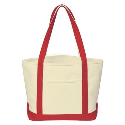 NP-128 HEAVY COTTON CANVAS BOAT TOTE BAG