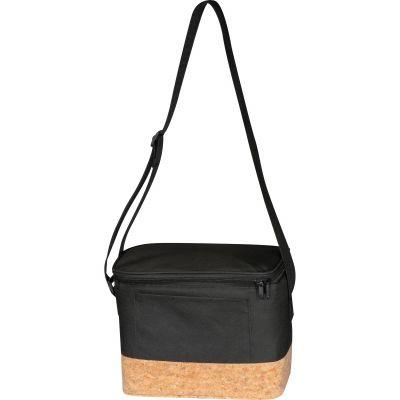 NP-101 Polyester cooler bag with cork bottom