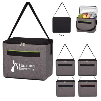 NP-108 BRIGHTON HEATHERED COOLER BAG