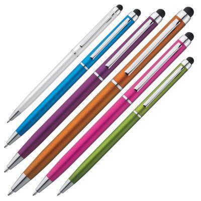 Plastic ball pen with touch function