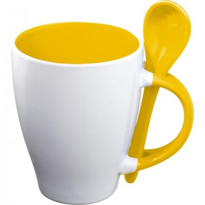 Mug with spoon