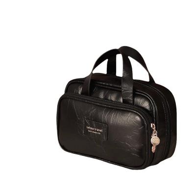 Light Luxury Women’s Large-Capacity Portable Travel Handheld Toiletry Bag - Multi-Pocket Cosmetic Organizer