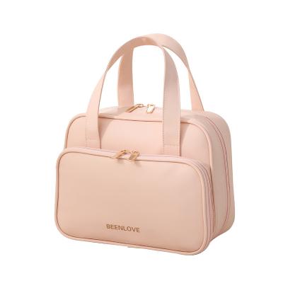 New Naisi Handheld Square Toiletry Bag Waterproof Large-Capacity Travel Cosmetic Organizer