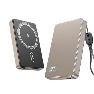 Slim Magnetic Wireless Power Bank 10000mAh Fast Charging