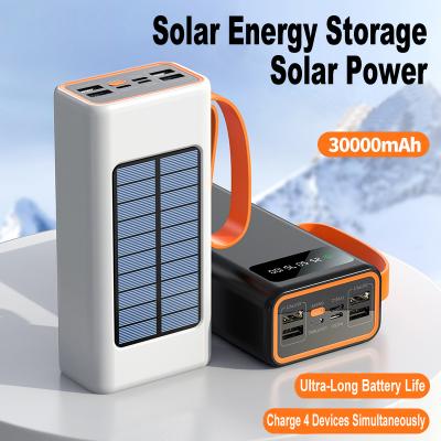 Fast Charging Solar Power Bank, Ultra-Large Capacity, Outdoor Portable, for Live Streaming/Camping, Backup Battery